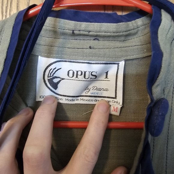 Vintage 1970s opus 1 by diana boho dress - Picture 3 of 5